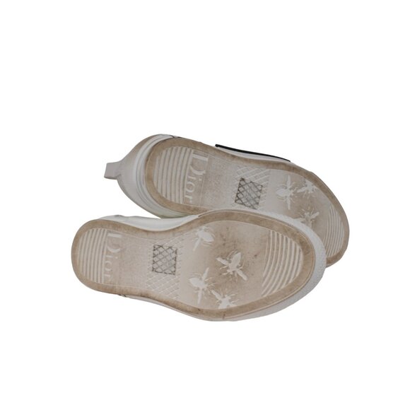 Christian Dior Womens B23 Low Top Sneakers US 5 EU 38 White Oblique Trainers - Picture 10 of 11